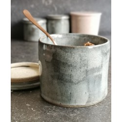 POT M with lid - concret...